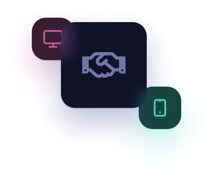 بعد التأكد من تطوير وتنفيذ المشروع على المواصفات المحددة يتم تسليمه للعميل